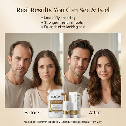 Authentic REMIMPI scalp treatment kit for reducing hair loss