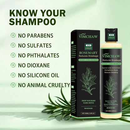 MEETIPLY botanical hair thickening shampoo being poured showing texture.