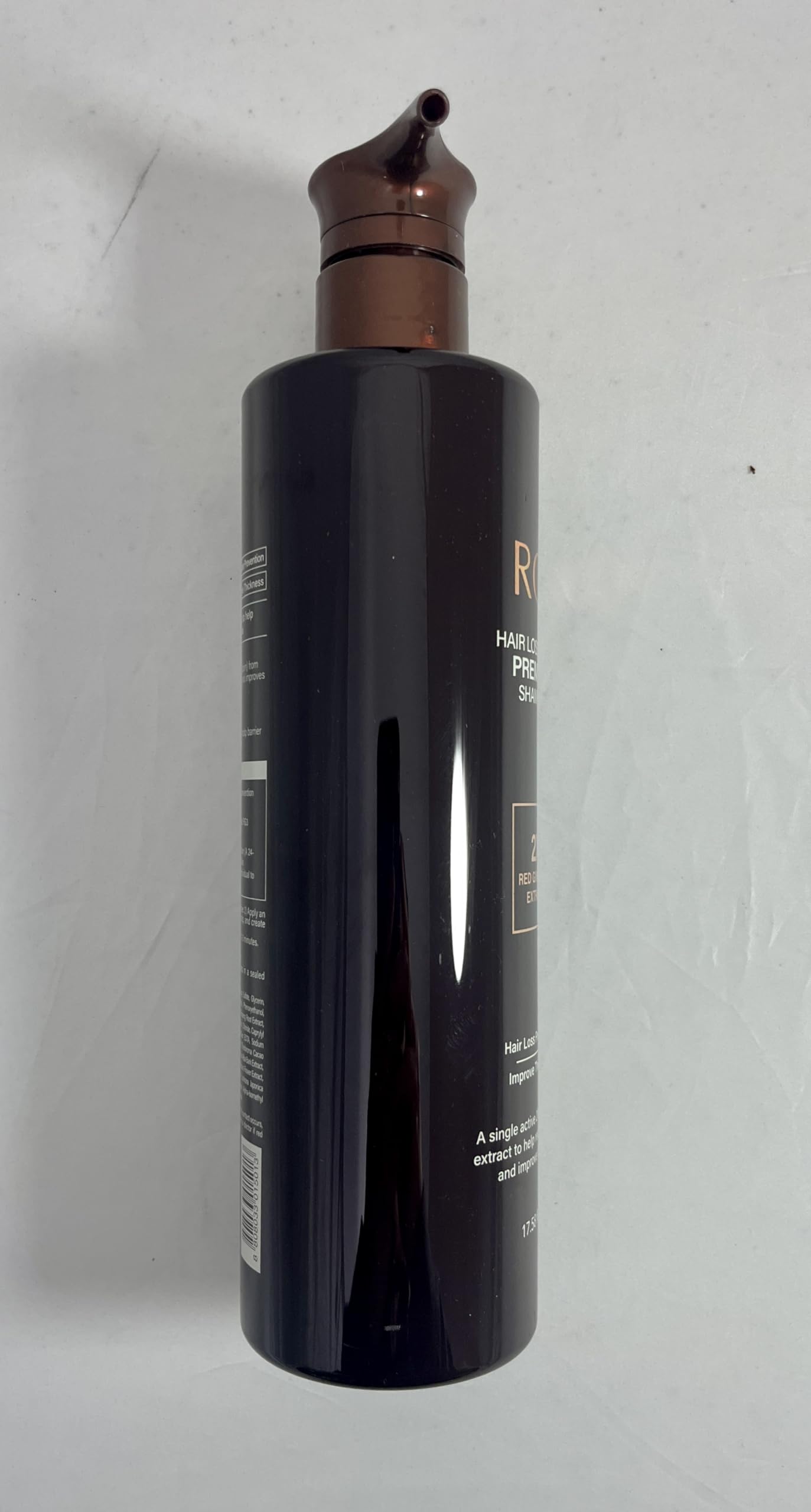 Authentic Korean RGIII hair loss prevention clinic shampoo bottle on a clean background.