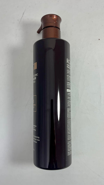 Cosmocos hair regrowth treatment shampoo emphasizing the premium red ginseng formulation.