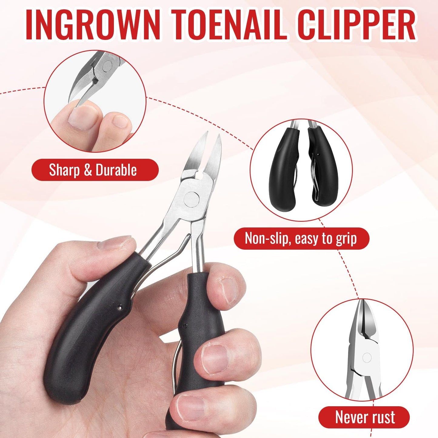 Ingrown toenail corrector tool and patches