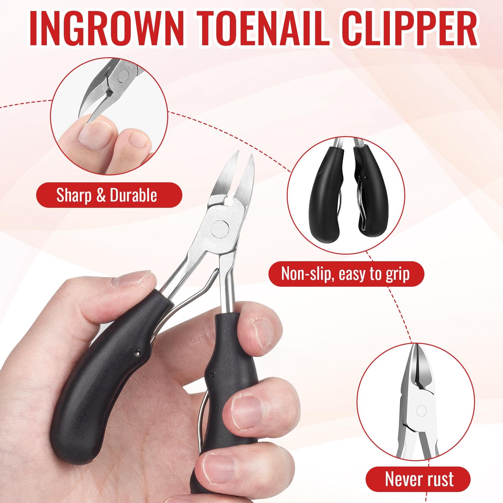 Ingrown toenail corrector tool and patches