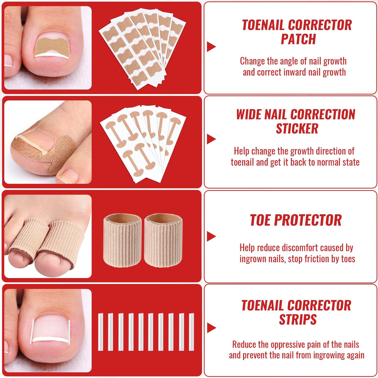 Detailed view of nail lifter tool