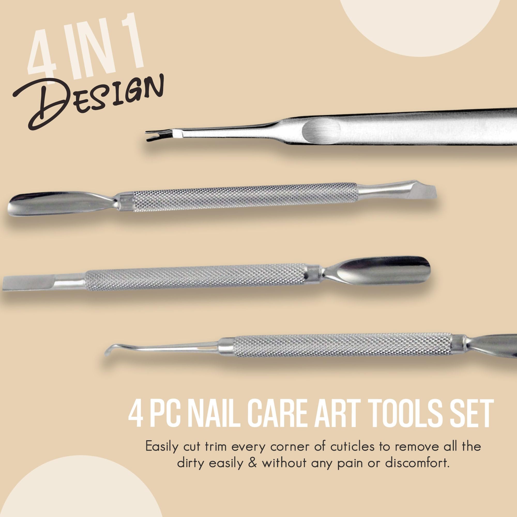 Krisp Beauty manicure and pedicure tool kit with storage pouch