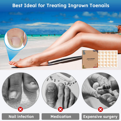 Before and after comparison using professional toe alignment patches for pain relief.
