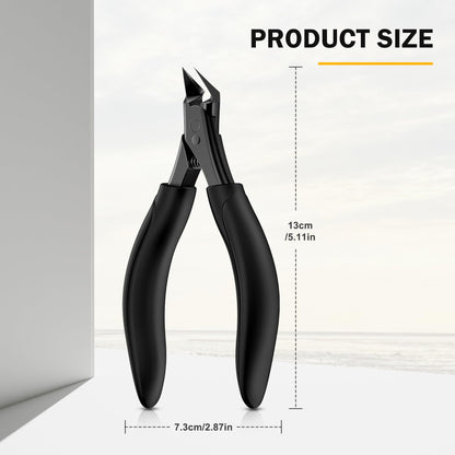 Side view of Bezox precision nail clippers for ingrown nails