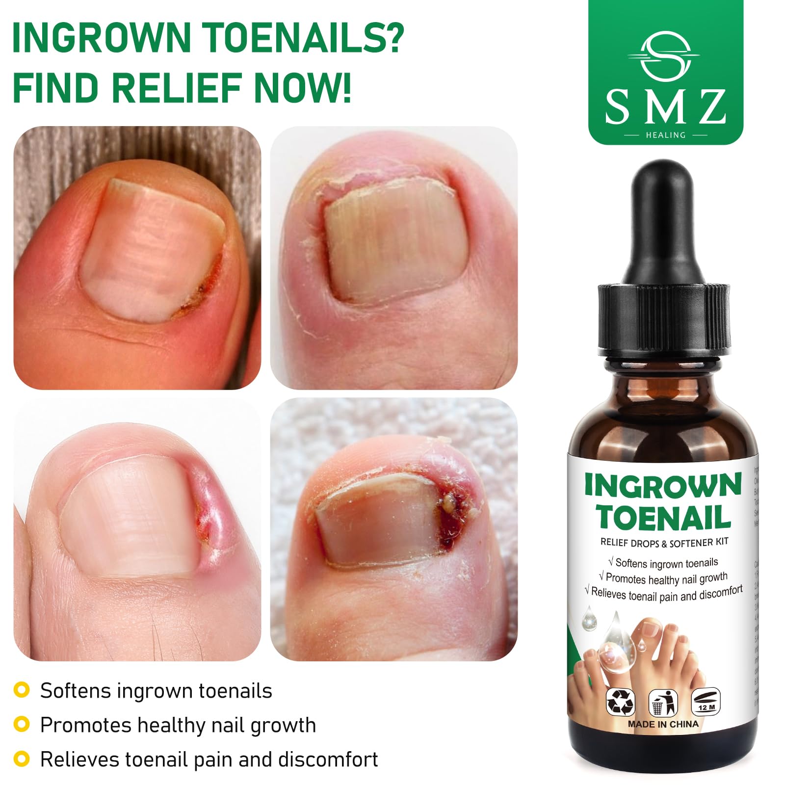 Totclear 30ml ingrown toenail corrector drops bottle