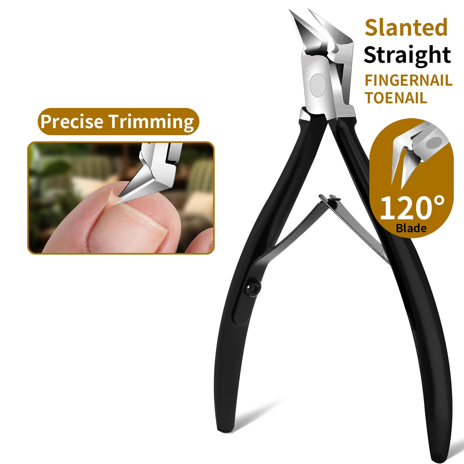 EBEWANLI stainless steel ingrown toenail lifter and file set
