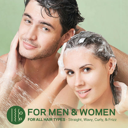 Organic botanical ingredients blend including ginger and onion biotin for hair density