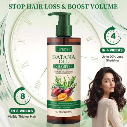 Sulfate free anti hair fall shampoo with organic rosemary extract and biotin