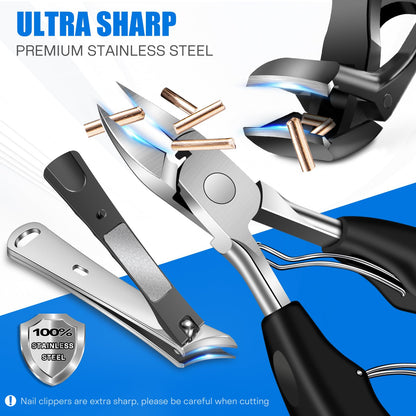 Fumax professional nail care tool set components