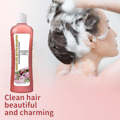 Mother Sparsh anti hair loss onion and rosemary moisturizing shampoo packaging