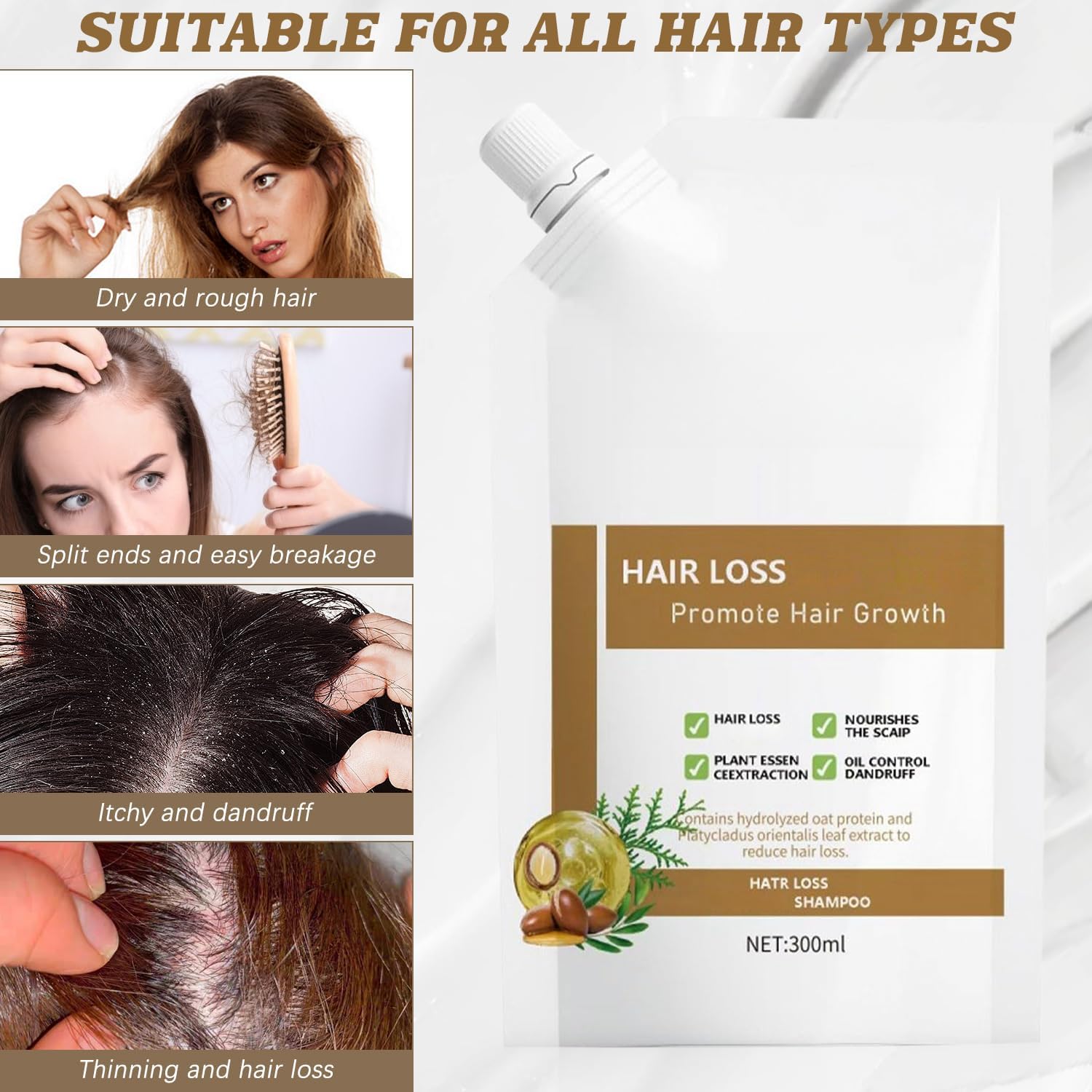 Ciirvoe hair regrowth shampoo close up of the secure dispensing nozzle for precise application