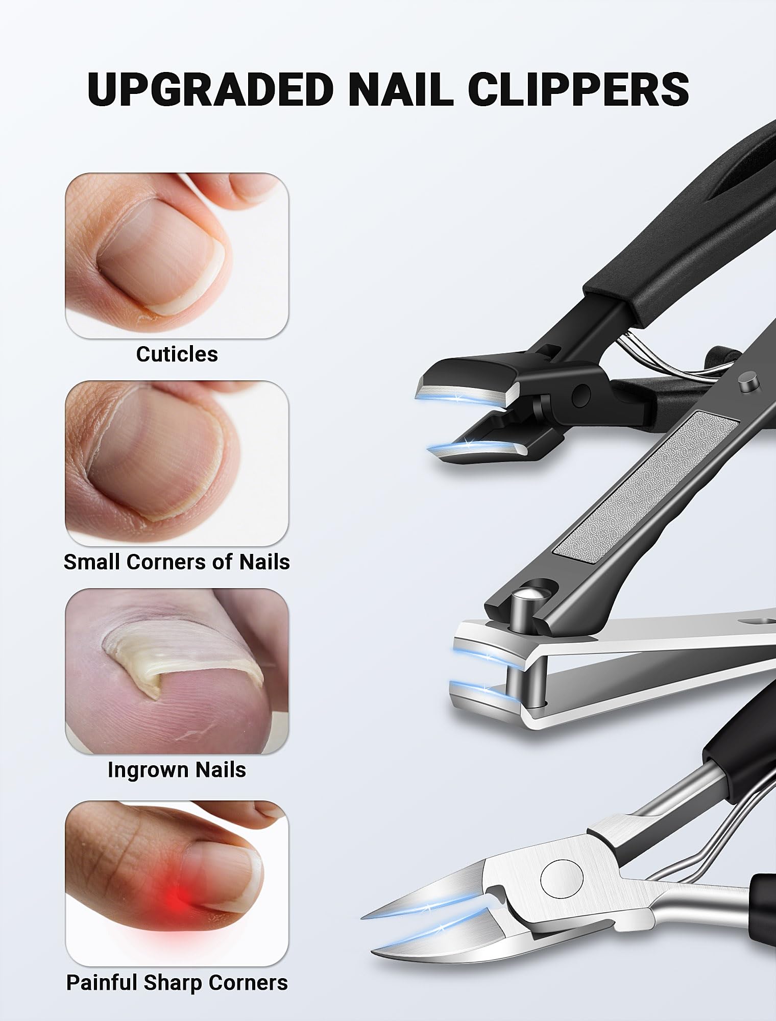 Close up of Dermode curved blade for ingrown nails