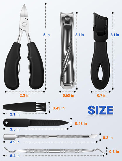 Ergonomic long handle design of Dermode nail clipper