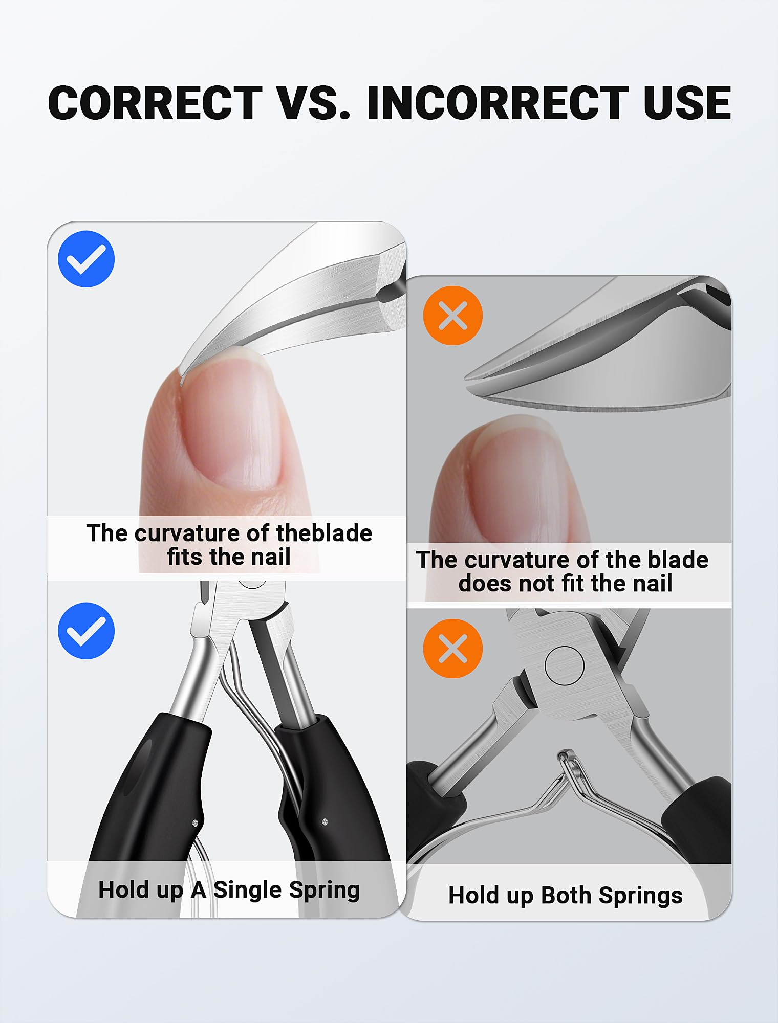 Full view of Dermode 7 piece nail grooming kit components