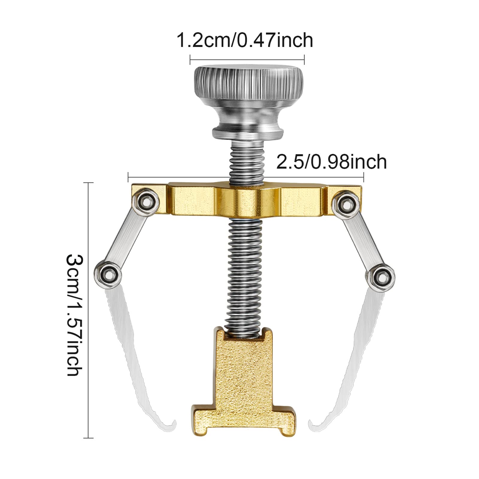 Stainless steel toe clamp for paronychia relief
