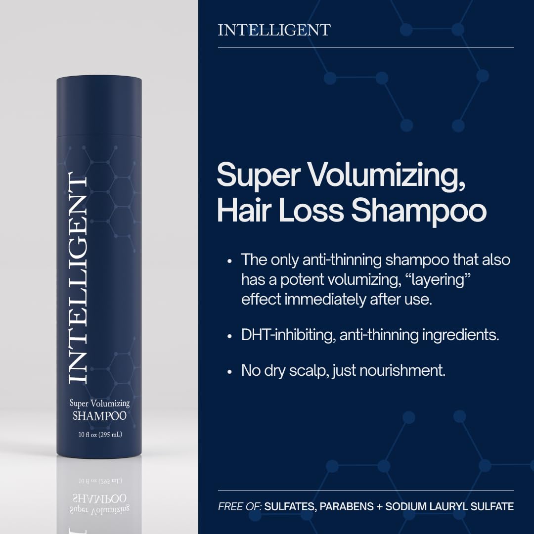 Intelligent Shop anti thinning hair shampoo blue packaging