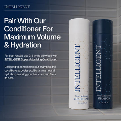 Authentic USA imported Intelligent Shop hair density maximizing cleanser packaging details