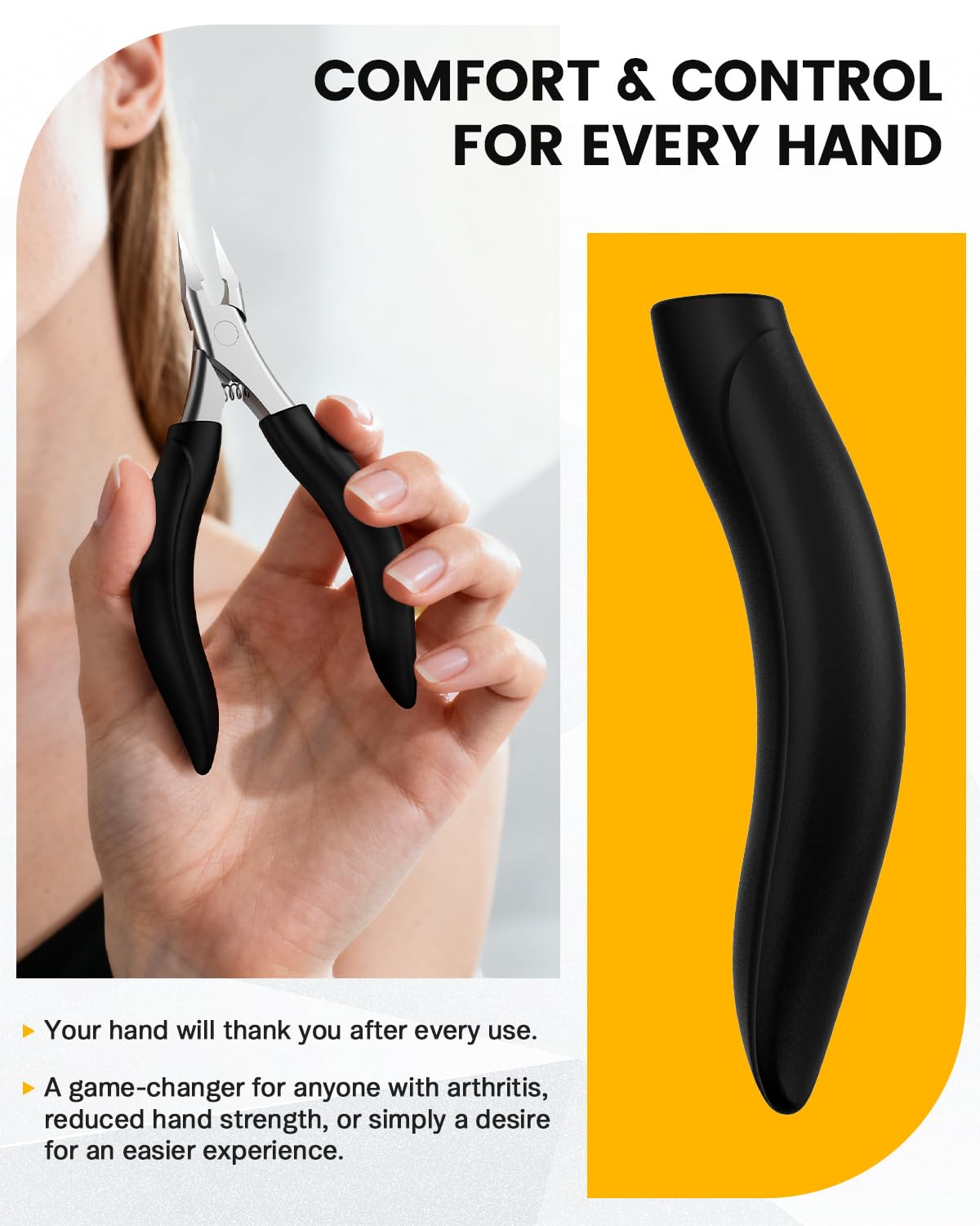 Premium stainless steel BEZOX personal care clipper with its included protective plastic blade cover.