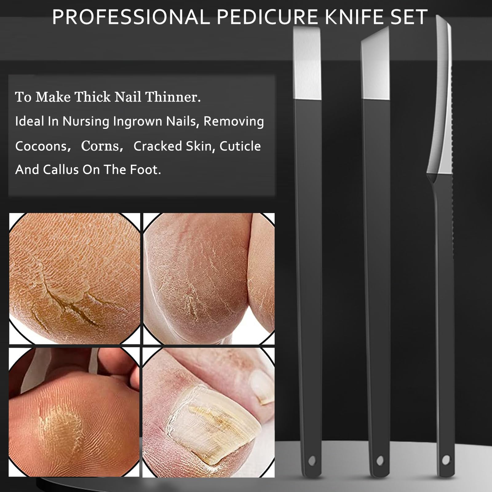 Ergonomic non-slip handle detail on nail grooming tool