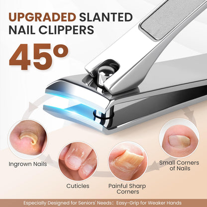 Ergonomic non slip handles on heavy duty nail cutters for arthritic hands