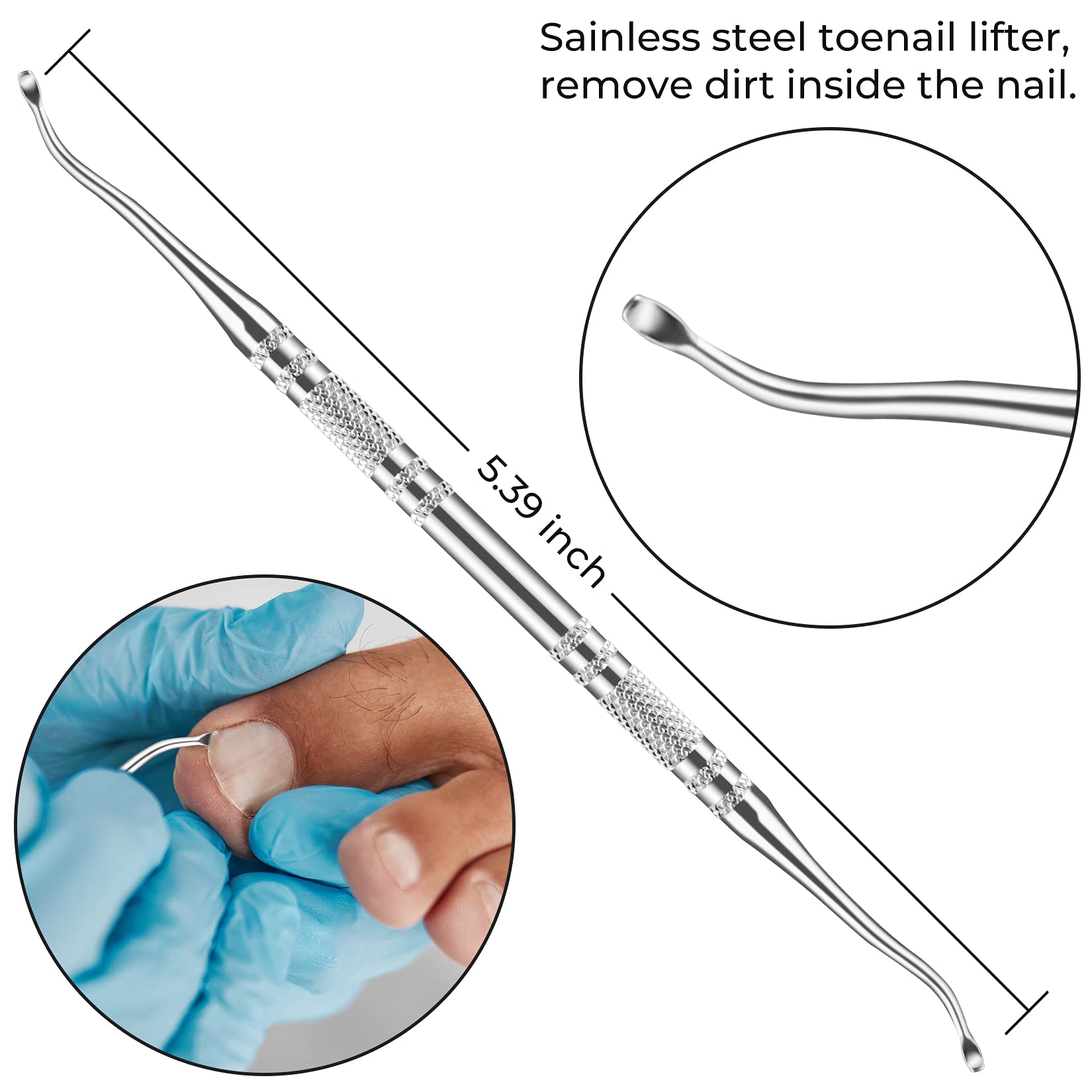 Jtieo 12-piece home pedicure kit for thick toenails