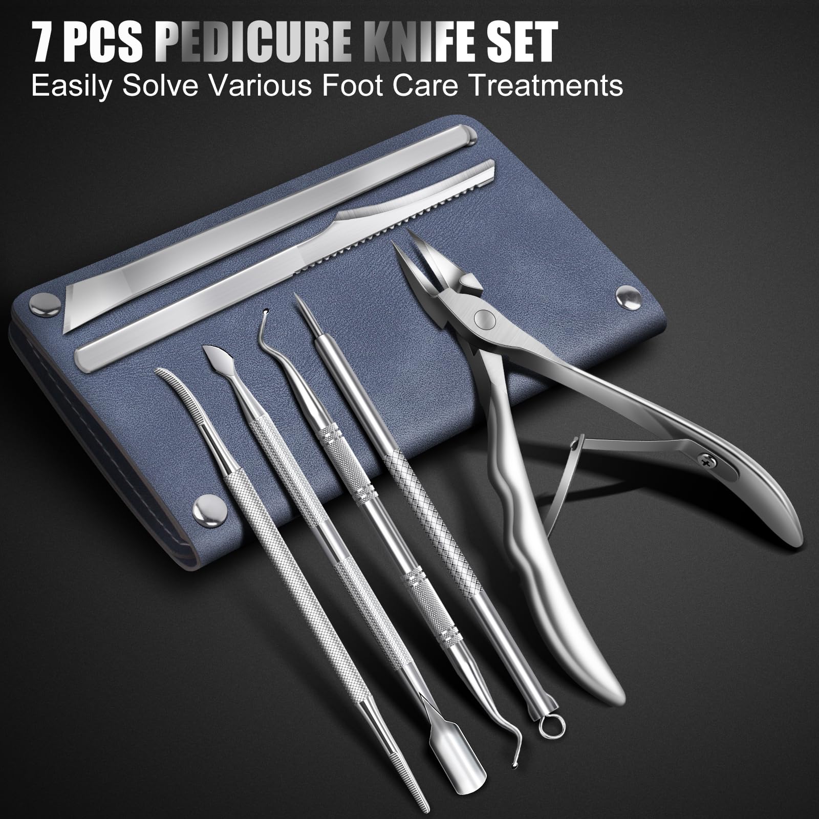 Stainless steel professional pedicure tools for thick nails