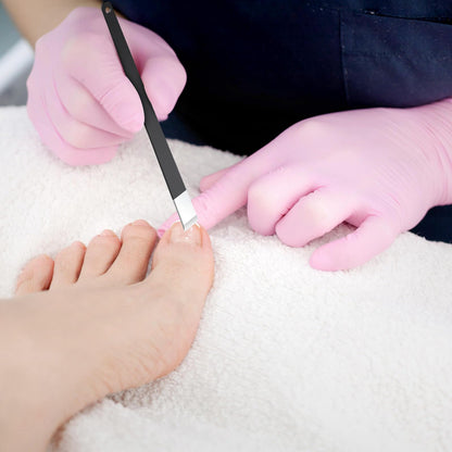 Complete packaging view of the imported Cakvank professional foot care tool kit