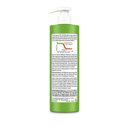 An explicit top down view of the secure seal on the Plantur 39 shampoo container