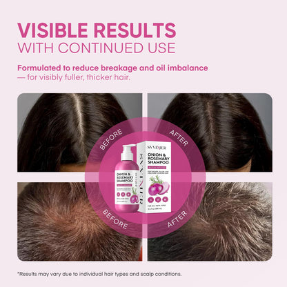 Svvimer sulfate free hair loss shampoo botanical gel formula texture