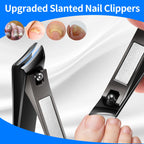 Compact storage case for 5-piece nail grooming kit