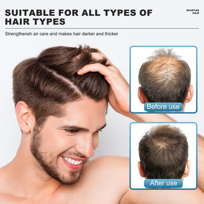 Spartan Hair 150ml volume boosting shampoo bottle on clean background