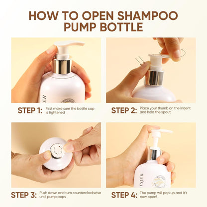Svvimer clarifying and volumizing rice water shampoo bottle on clean background