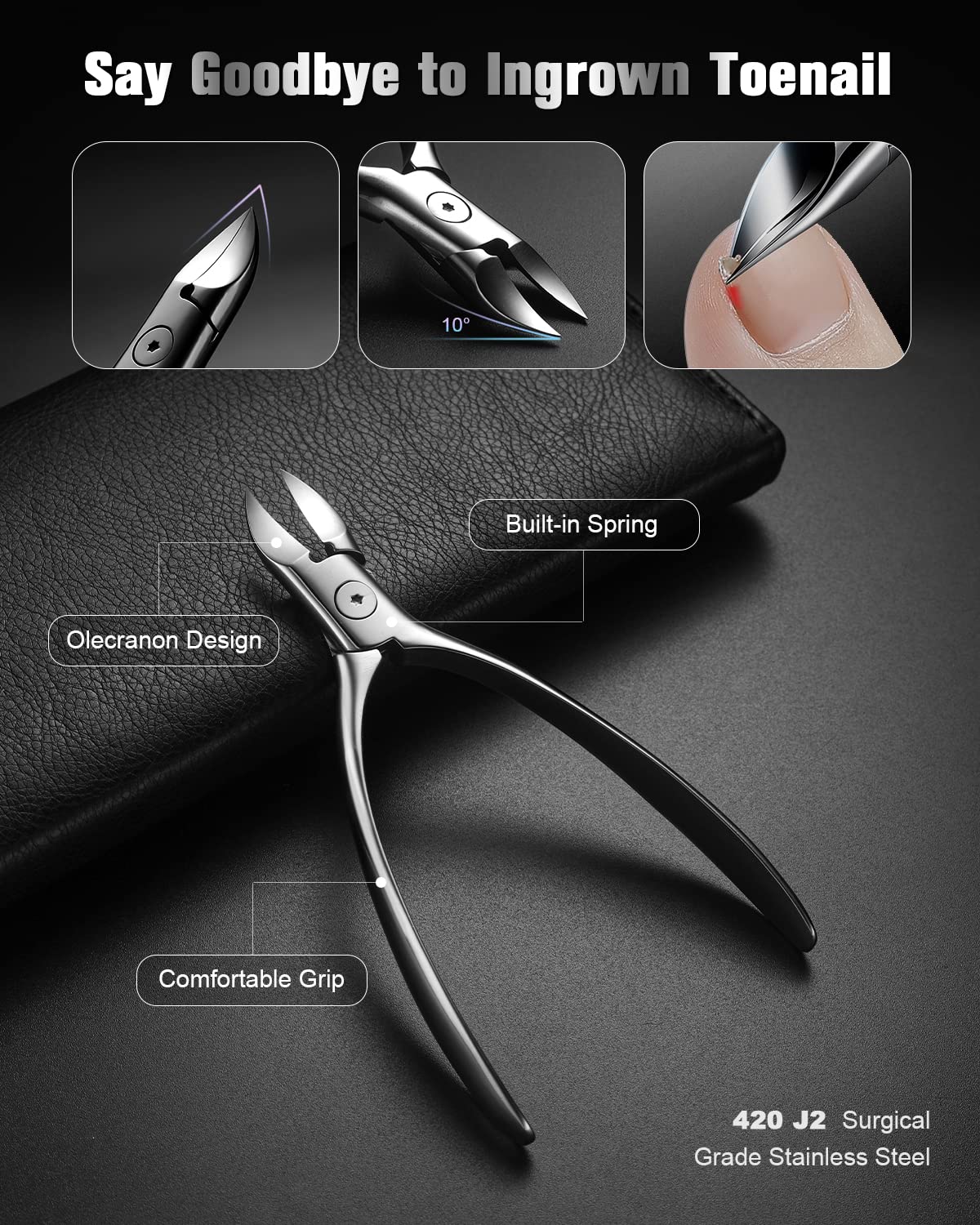 Feryes surgical grade stainless steel pedicure blades