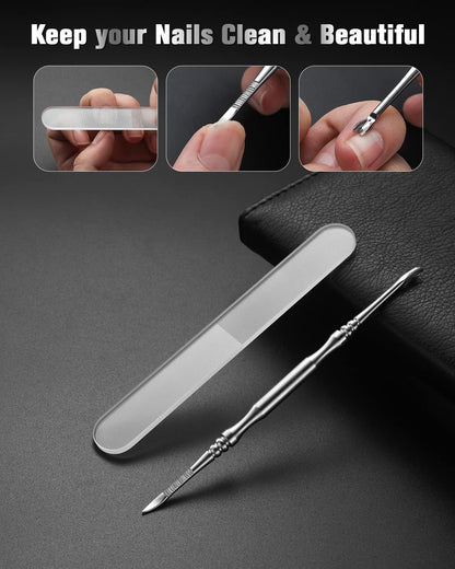 Feryes nano technology glass nail file detail
