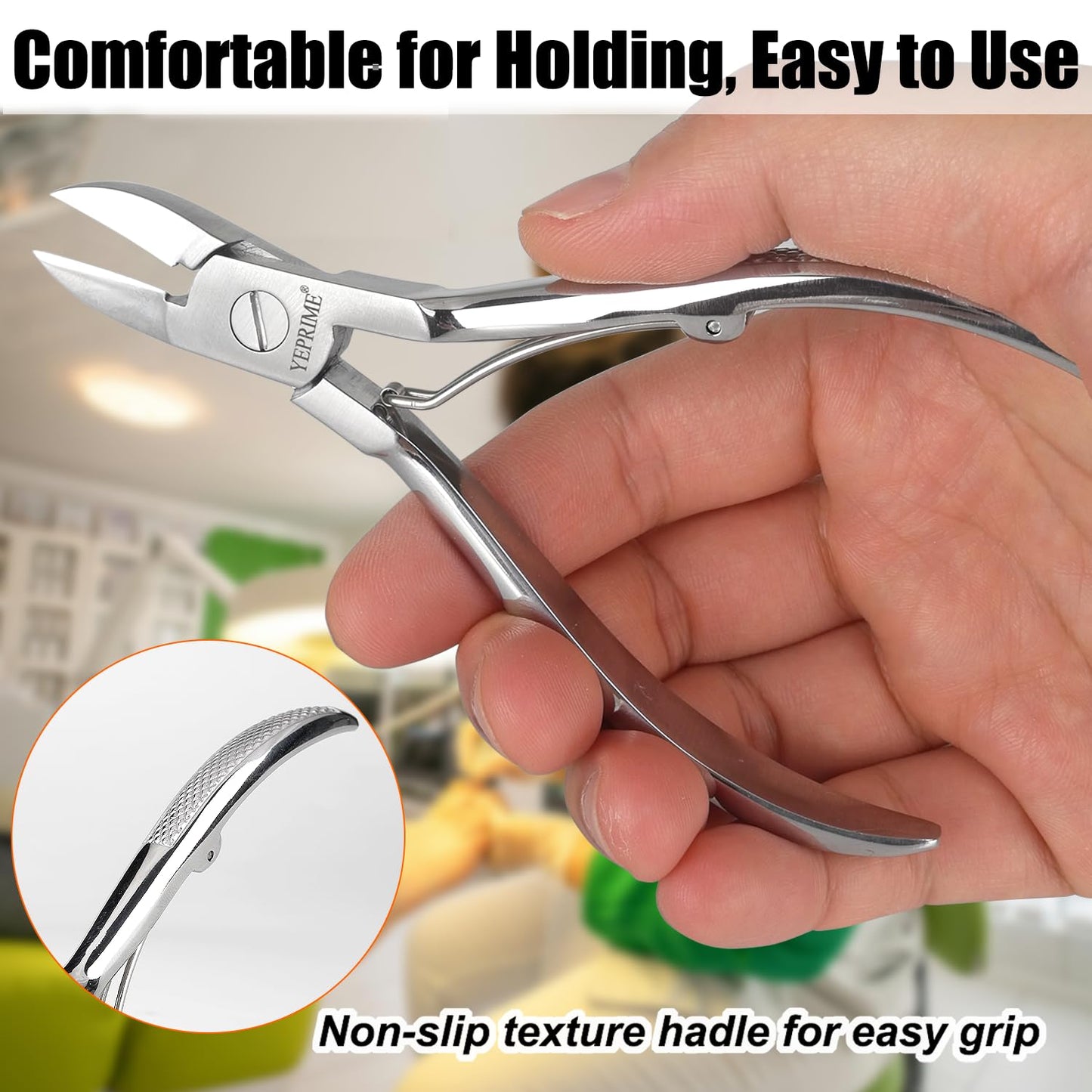 Side profile of Feryes surgical grade nail nipper