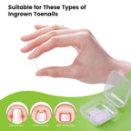 Bezox toenail correction kit inside storage case.