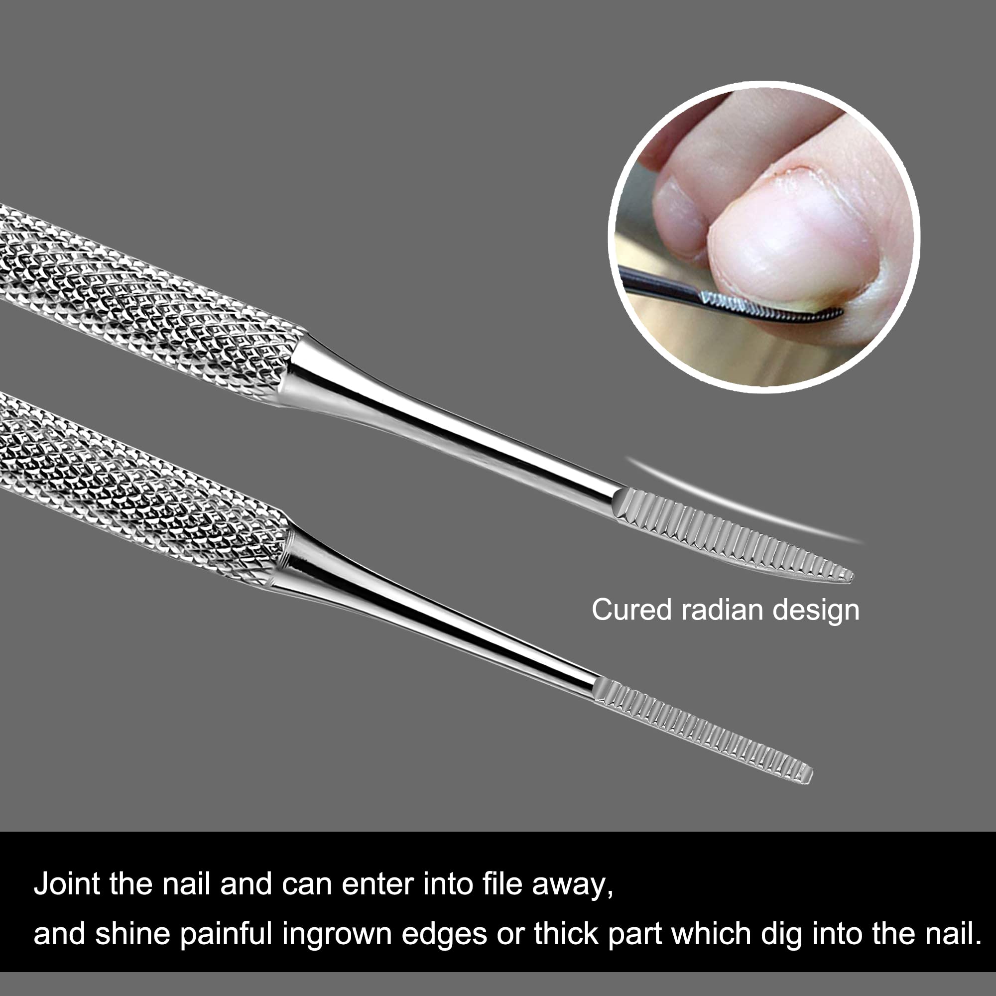 Familife ingrown nail lifter with double sided design