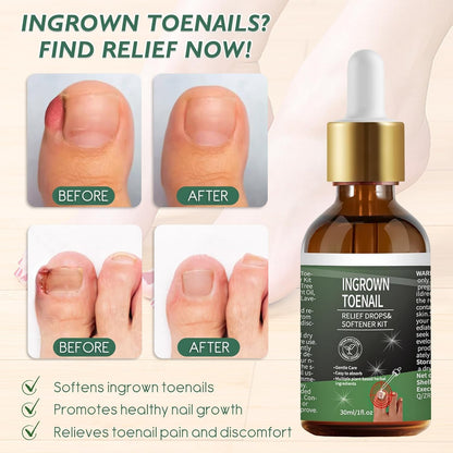 Side angle view of the herbal oil formulation showing premium ingredients for foot hygiene