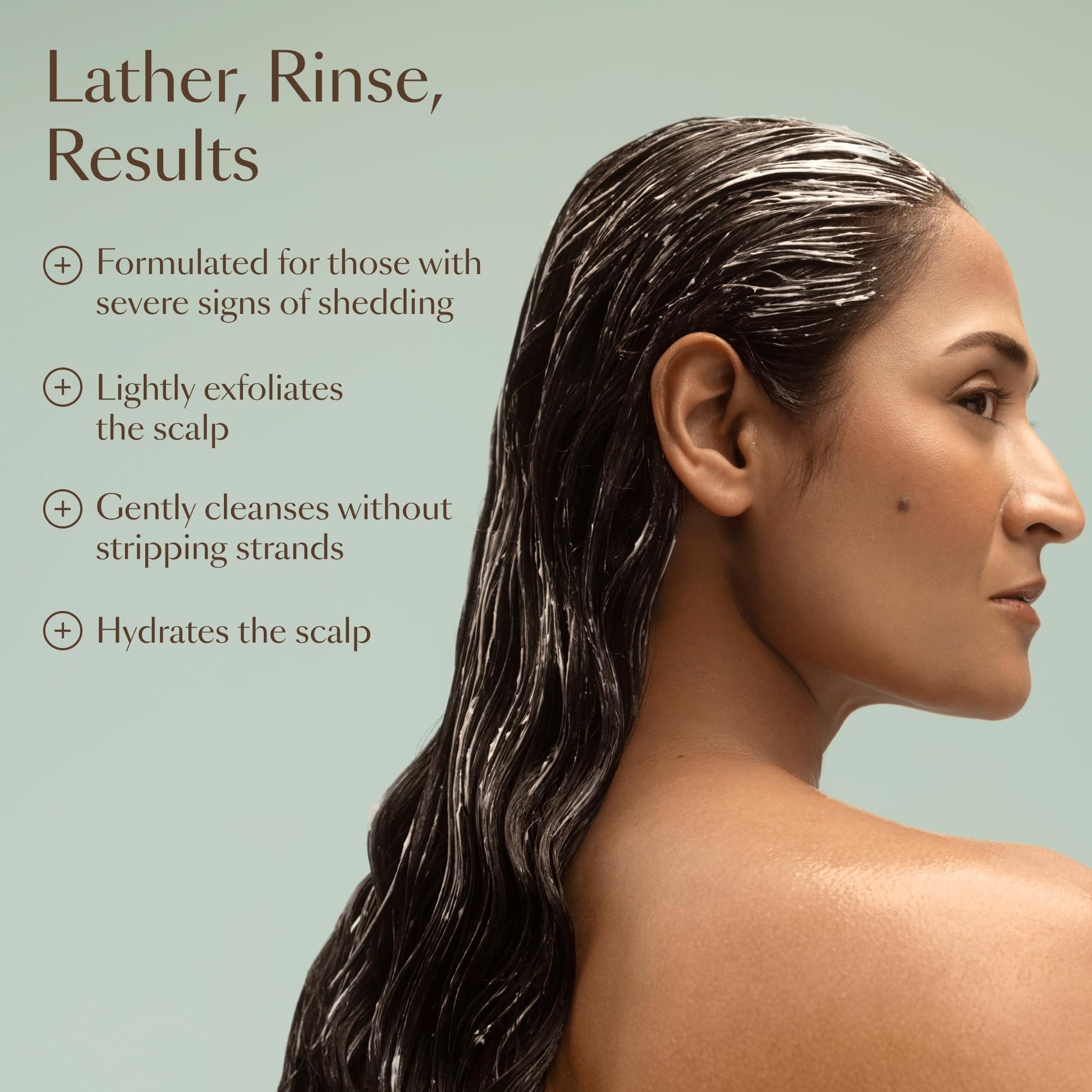 Color safe Vegamour GROActive+ Complex shampoo for scalp microbiome balance