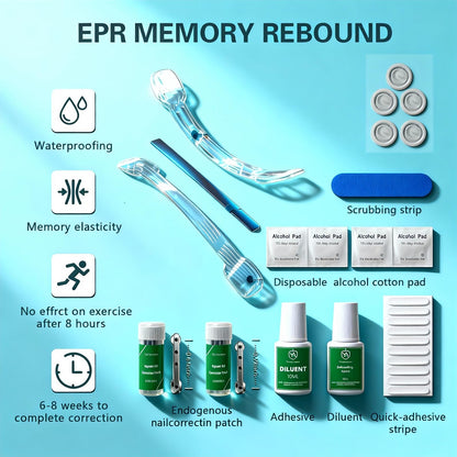 Yin Aawaeao correction kit contents neatly arranged on a clean background demonstrating a complete multi week treatment cycle.