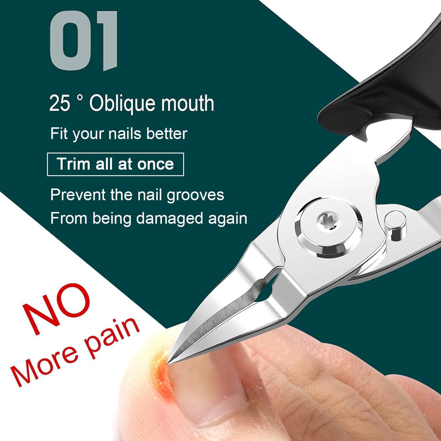 Ergonomic handle of Xiorry professional podiatrist nail tool