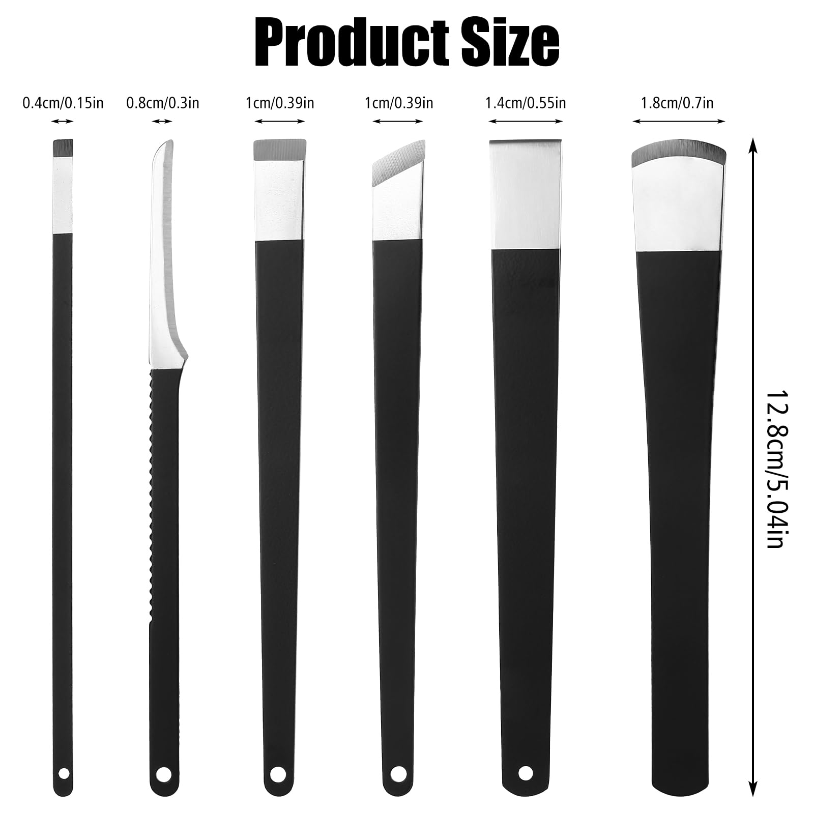 Stainless steel pedicure tools for callus removal and nail care