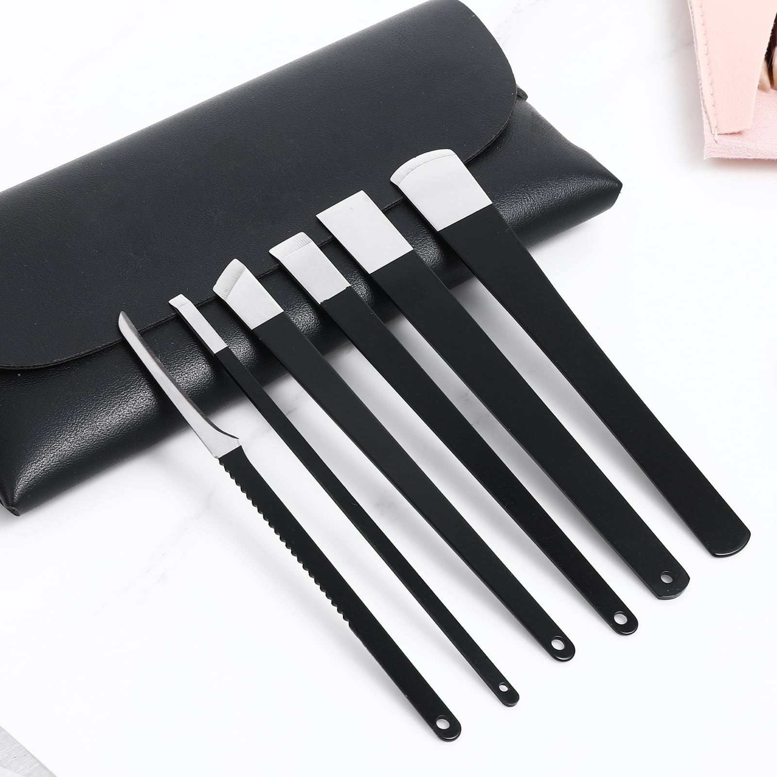 Compact storage box for Cobee 6 piece pedicure instrument set