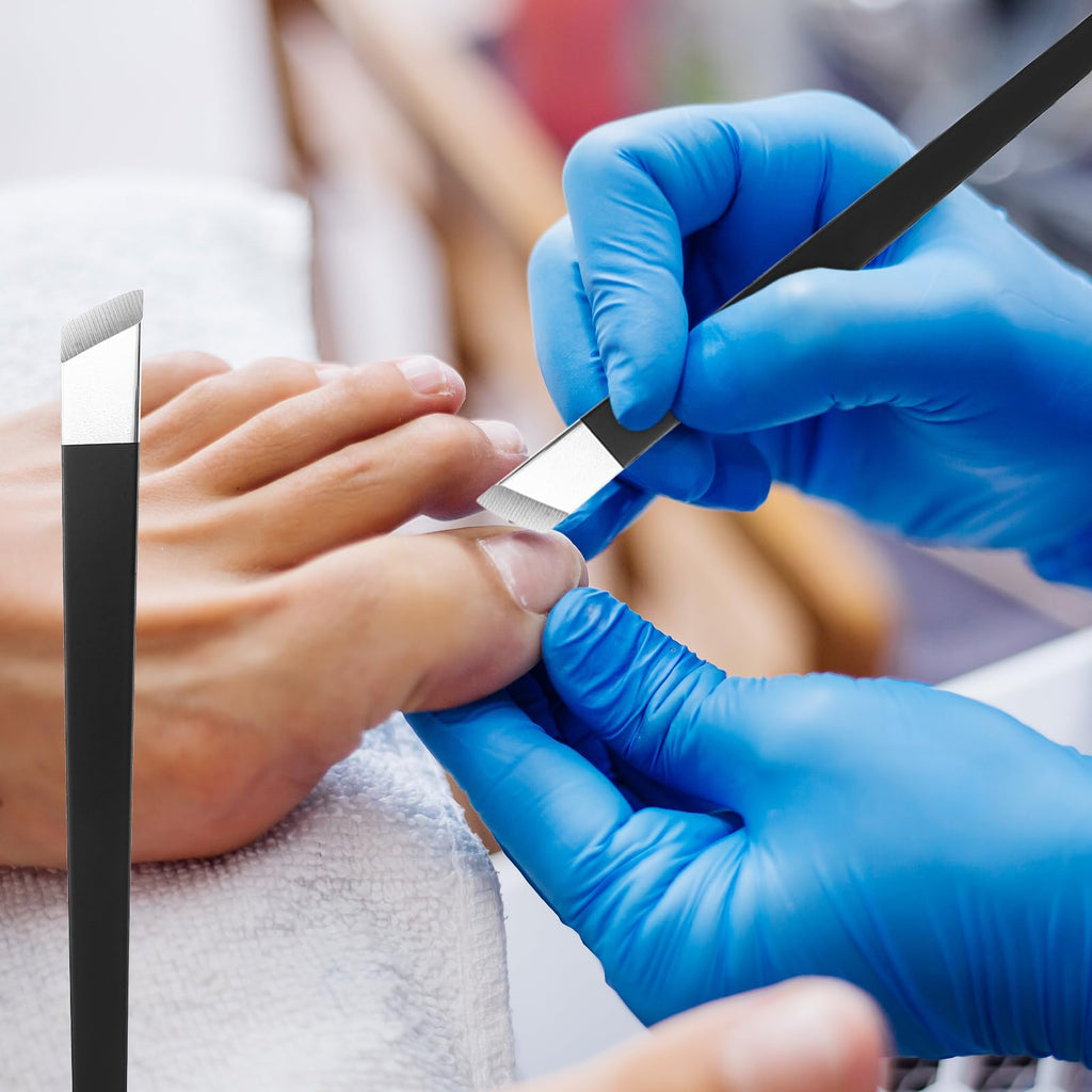 Close up of callus shaver and scraping tools for dead skin