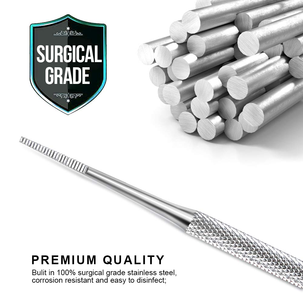 Dual sided nail file tool for ingrown toenail treatment