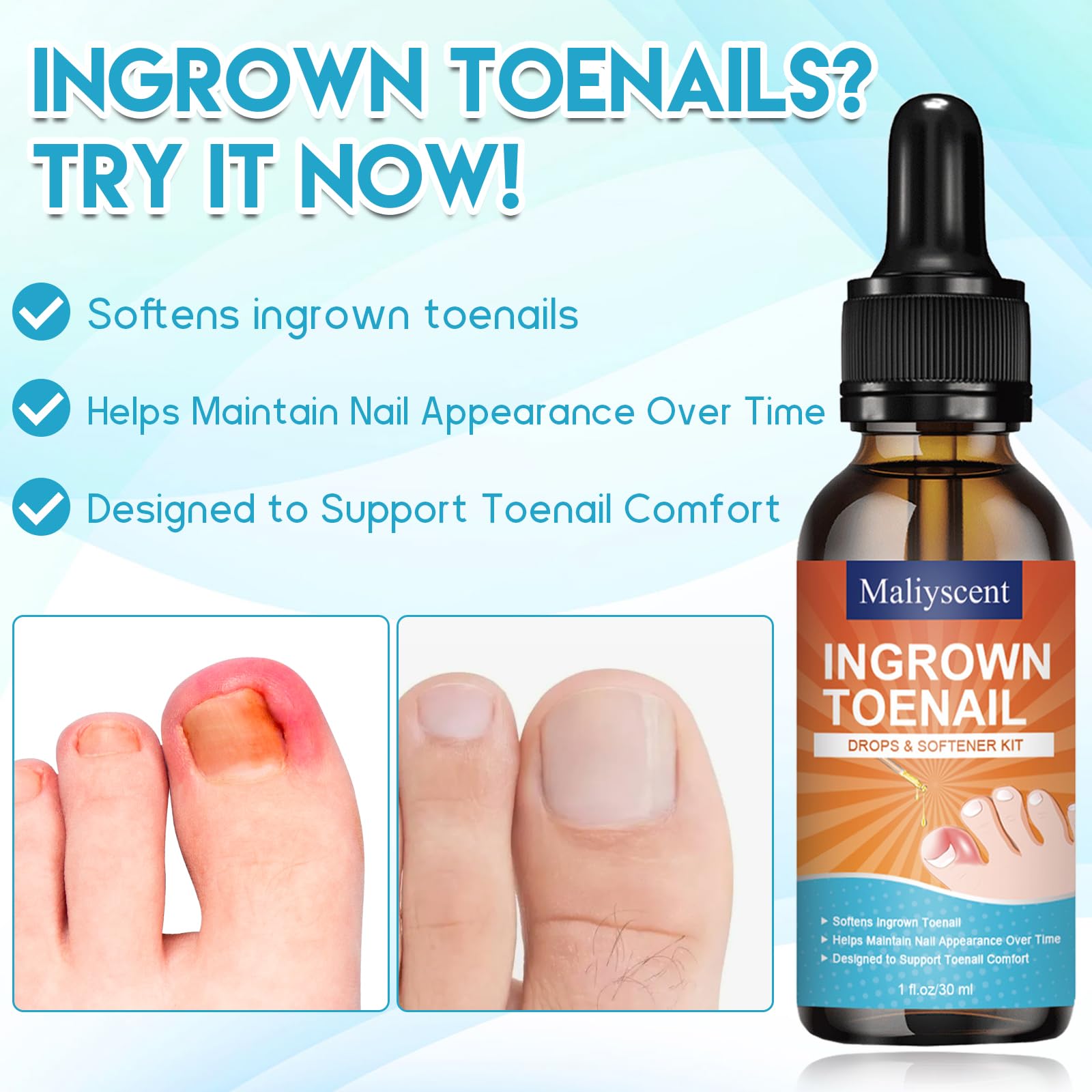 Professional stainless steel toenail clipper and file for ingrown nails