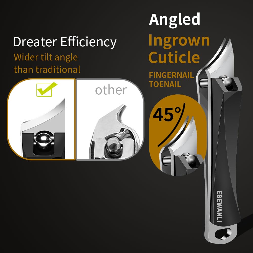 Ebewanli slanted curved blade nail cutter close up