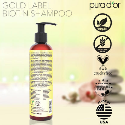PURA DOR original gold label shampoo consistency texture preview